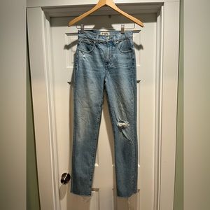 Madewell The Tall Perfect Vintage Jean in Coney Wash: Destroyed Edition